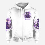 Soul Of A Witch Heart Of A Dragon - Personalized Witch All Over Shirt