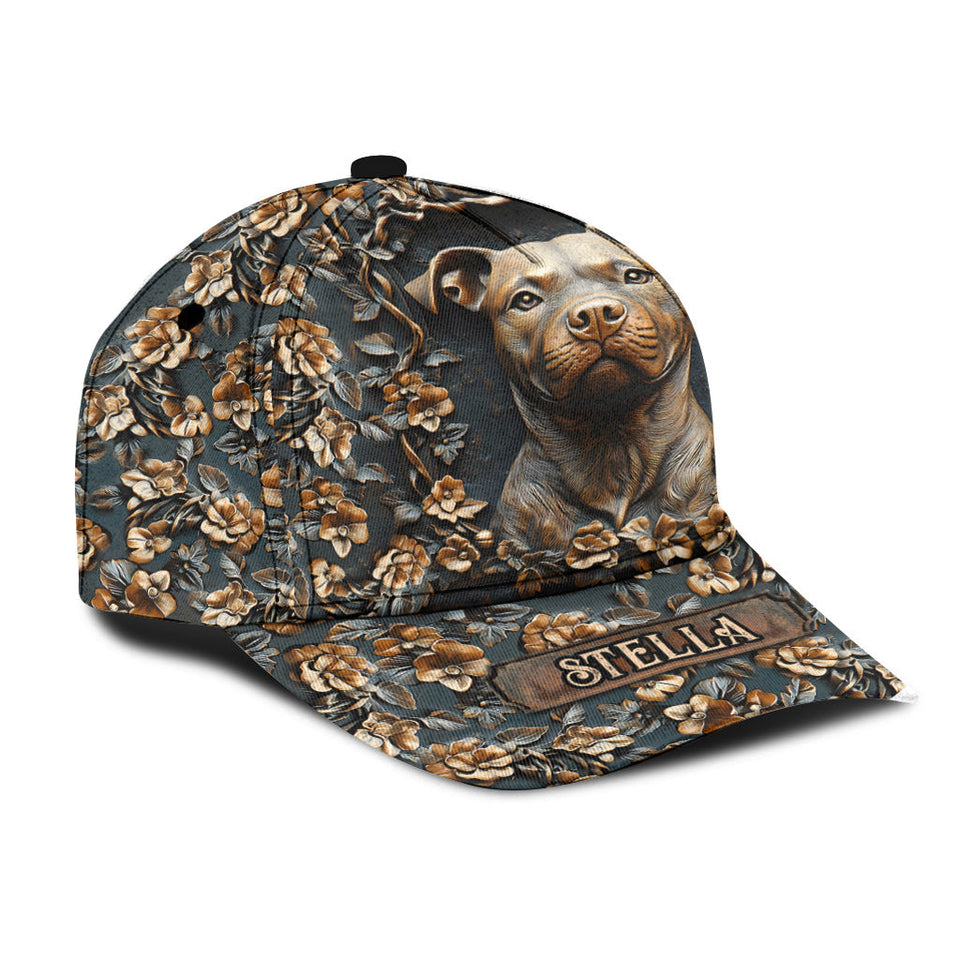 Strong Pitbull - Personalized Dog Classic Cap