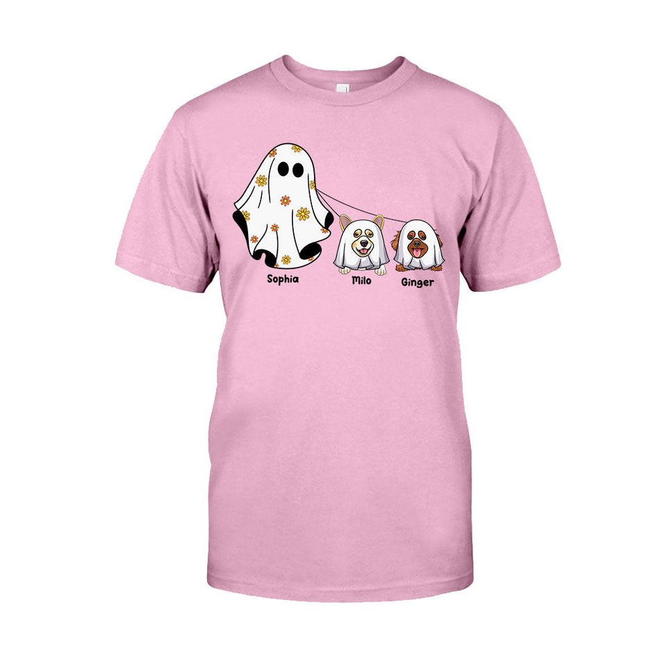 Cute Ghosts - Personalized Dog T-shirt And Hoodie