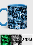 Hear No Evil Speak No Evil See No Evil - Personalized Skull Accent Mug