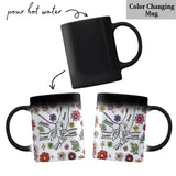 Spring Flower Holding Hands Nana Mom - Personalized Grandma Mug