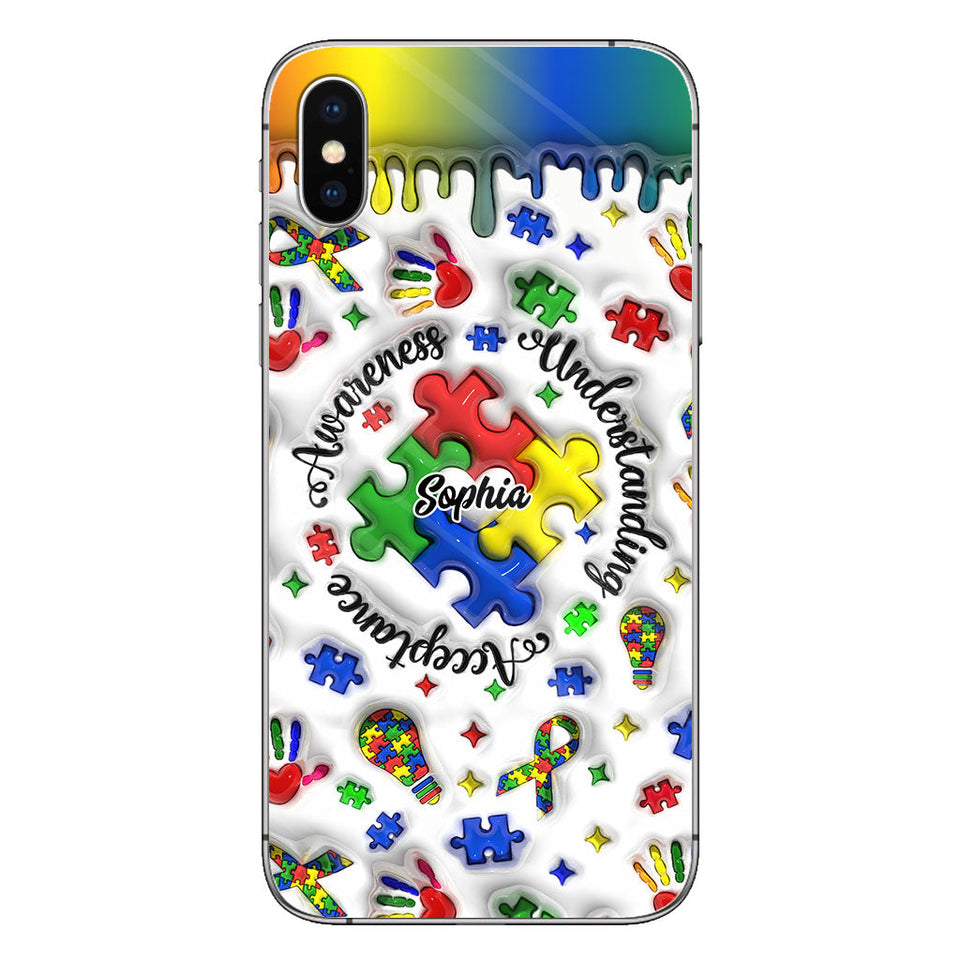 Sensibilisation à l'autisme - Coque de téléphone personnalisée pour la sensibilisation à l'autisme