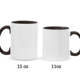 Womens Old Hippies Don't Die Fade Into Crazy Grandmas - Personalized Hippie Accent Mug