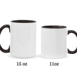 Behind Every Crazy Daughter/Son - Personalized Mother Accent Mug