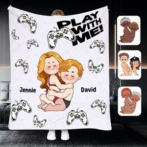 Play With Me - Personalized Video Game Blanket