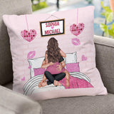 In My Lover Era - Personalized Couple Throw Pillow