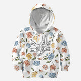 Mom's Love Hands Holding Pastel Floral - Personalized Mother All Over Shirt