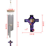 God Has You In His Arm, I Have You In My Heart - Personalized Memorial Wind Chime