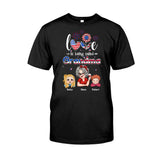 Blessed To Be Called Nana Grandpa Gigi - Personalized Grandma T-shirt And Hoodie