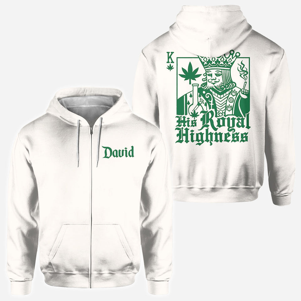 The Royal Highness - Personalized Weed All Over Shirt