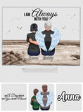 I'm Always With You - Personalized Memorial Transparent Acrylic Plaque