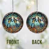 You & Me And The Sea - Personalized Scuba Diving Car Ornament