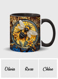 Honeycomb - Personalized Bee Accent Mug