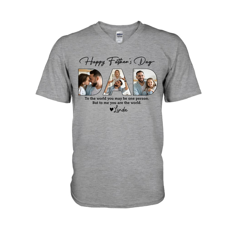 Happy Father's Day Dad - Personalized Father T-shirt And Hoodie