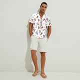I Like How She Explodes, I Like How He Bangs - Personalized Couple Hawaiian Shirt
