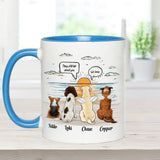 They Still Talk About You - Personalized Dog Accent Mug