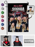 Proud Graduation 2024 - Personalized Graduation Garden Flag