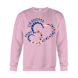First Mom Now Grandma - Personalized Grandma T-shirt And Hoodie