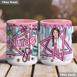 Proud Nurse - Personalized Nurse Accent Mug