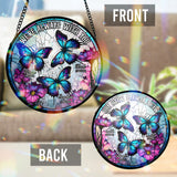 I'm Always With You - Personalized Memorial Stained Glass Suncatcher