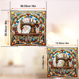 My Sewing Room - Personalized Sewing Window Hanging Suncatcher Ornament