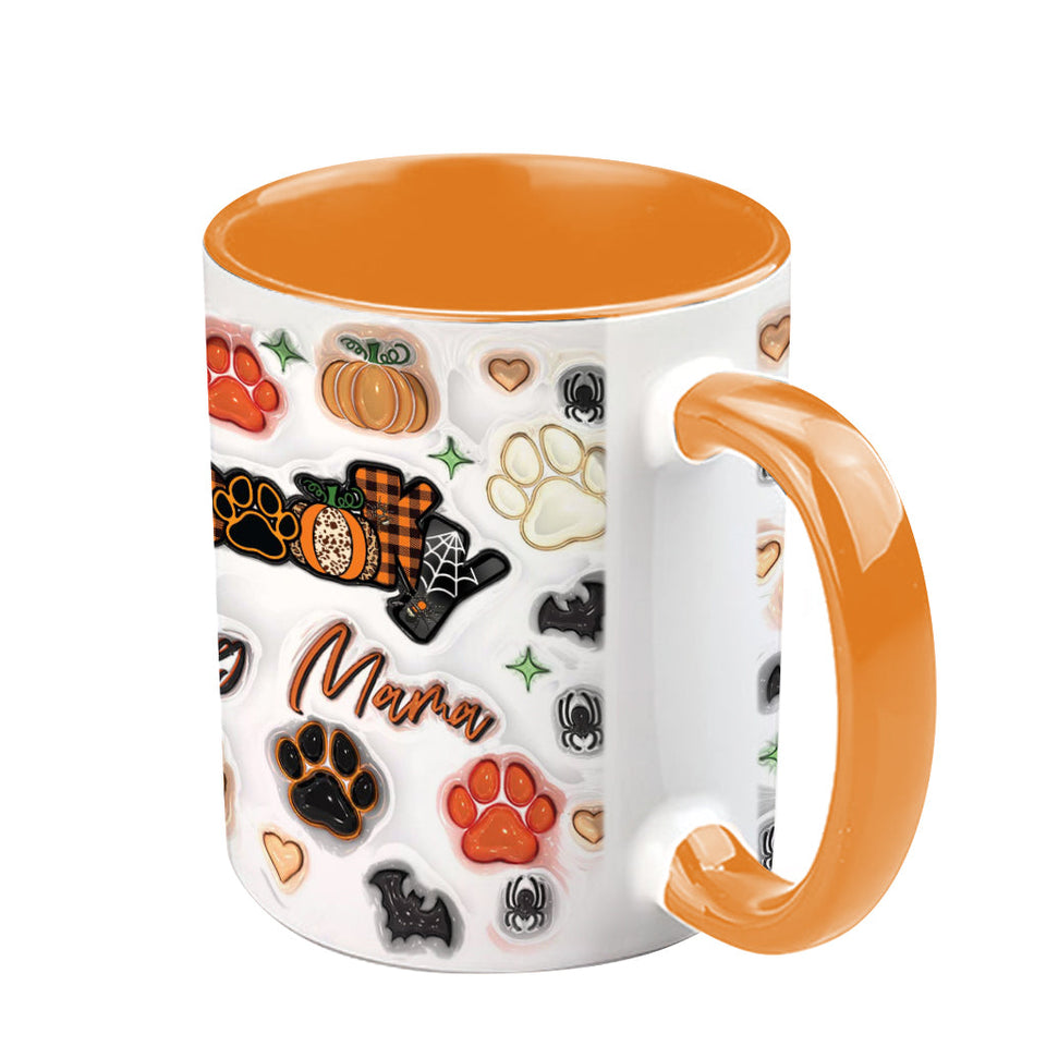 Spooky Dog Mama - Personalized Dog Accent Mug