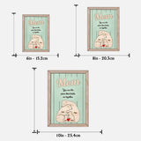 You're The Piece That Hold Us Together Mama Bear - Personalized Mother 2 Layered Wood Sign / Wood Plaque