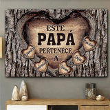 Para El Mejor Papá Del Mundo - Personalized Father Canvas And Poster