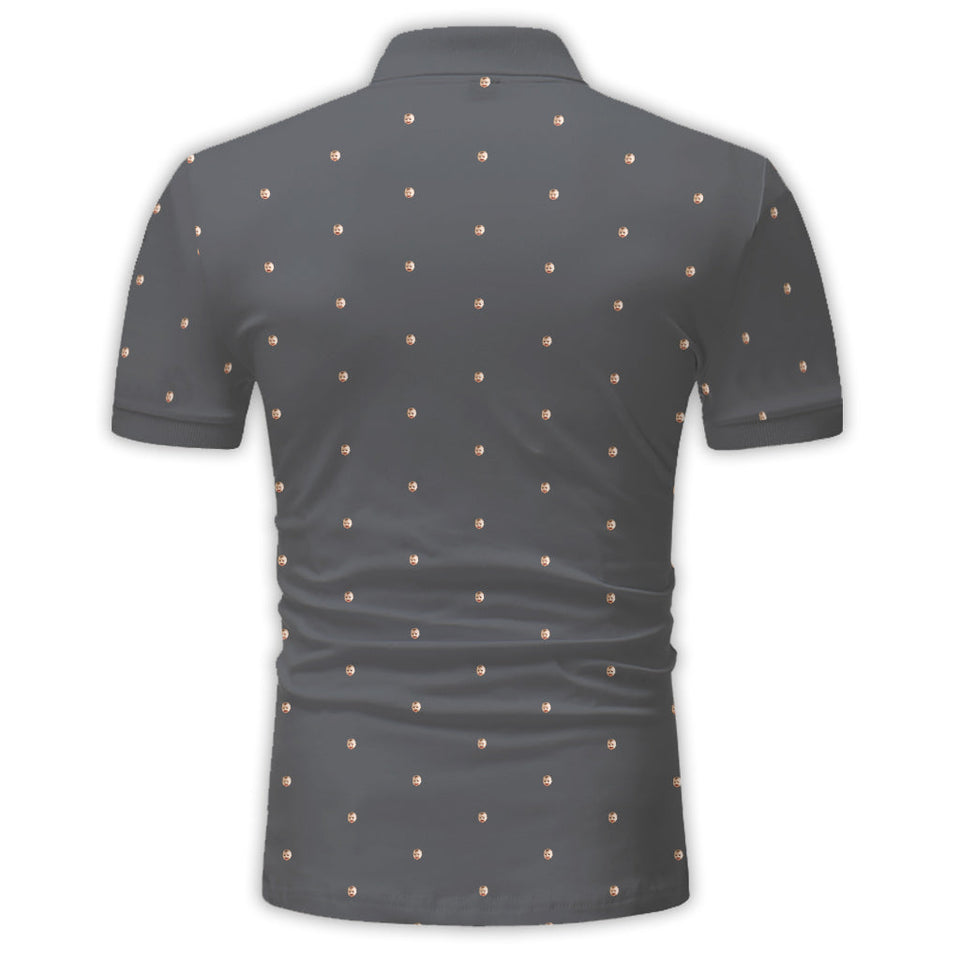 Custom Polo Shirt With Face - Personalized Father Polo Shirt