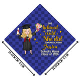 Graduation Girl 2024 - Personalized Graduation Cap Topper