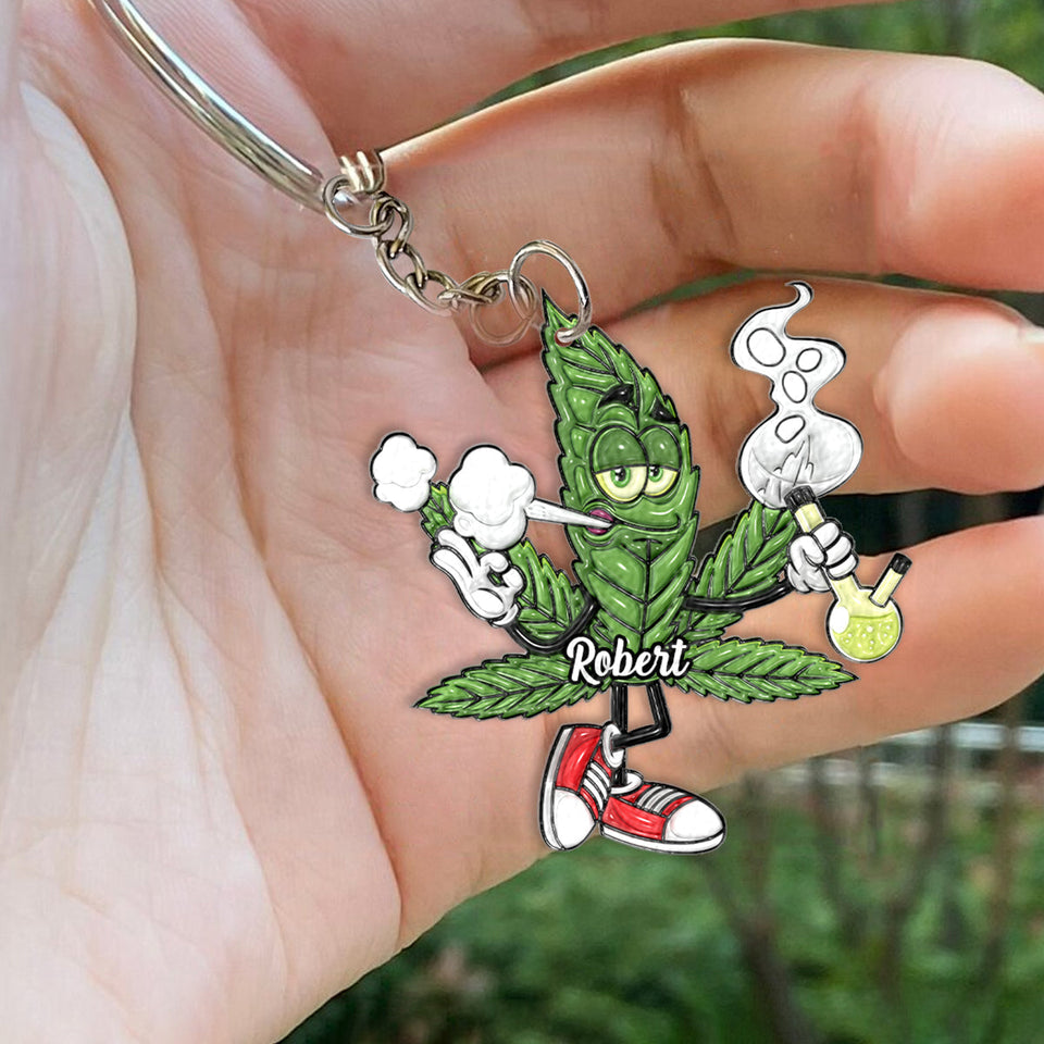 Cannabis - Personalized Weed Keychain