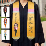 Teacher Graduation Stole - Personalized Teacher Graduation Stole