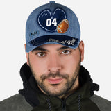 Football Mom - Personalized Football Classic Cap