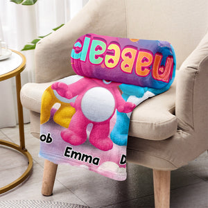Nanabear - Personalized Grandma Blanket