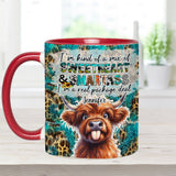 Sassy Highland Cow - Personalized Accent Mug