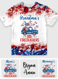 Nana's Little Firecracker - Personalized Grandma All Over Shirt