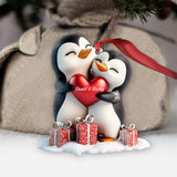 You & Me This Christmas - Personalized Couple Ornament