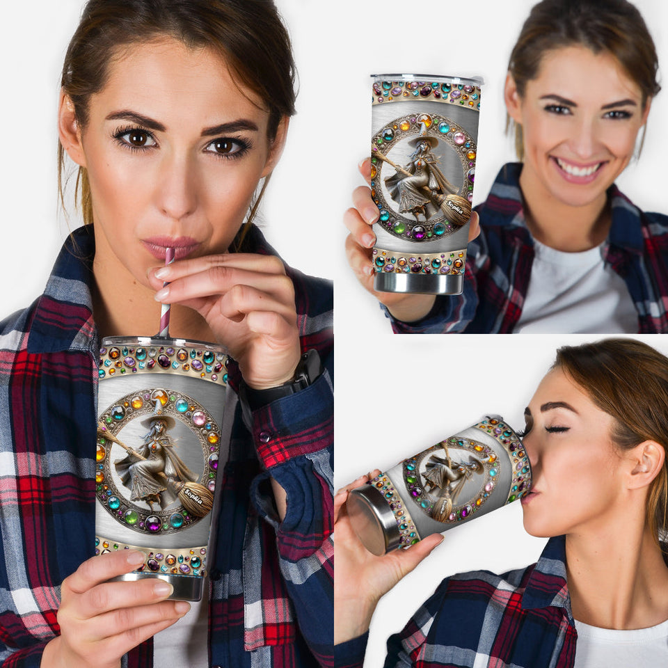 Beautiful Witch - Personalized Witch Tumbler