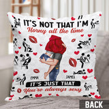 Because You're Always Sexy - Personalized Couple Throw Pillow