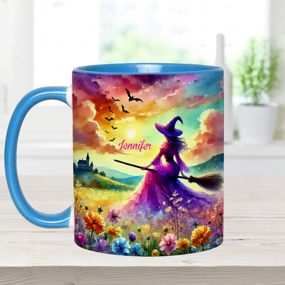 Beautiful Witch - Personalized Witch Accent Mug