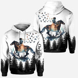 Horse Girl - Personalized Horse Hoodie and Leggings