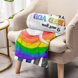 I Met You, I Liked You, I Loved You, I'm Keeping You - Personalized LGBT Support Blanket