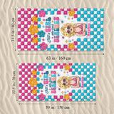 Just A Girl Who Loves Beaches - Personalized Sea Lover Beach Towel