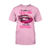 In Octorber We Watch - Personalized Football T-shirt And Hoodie