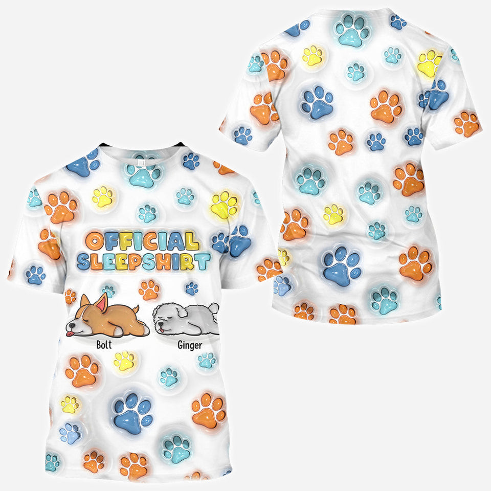 Official Sleepshirt - Personalized Dog All Over Shirt