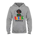 I Am Black History - Personalized African American T-shirt And Hoodie