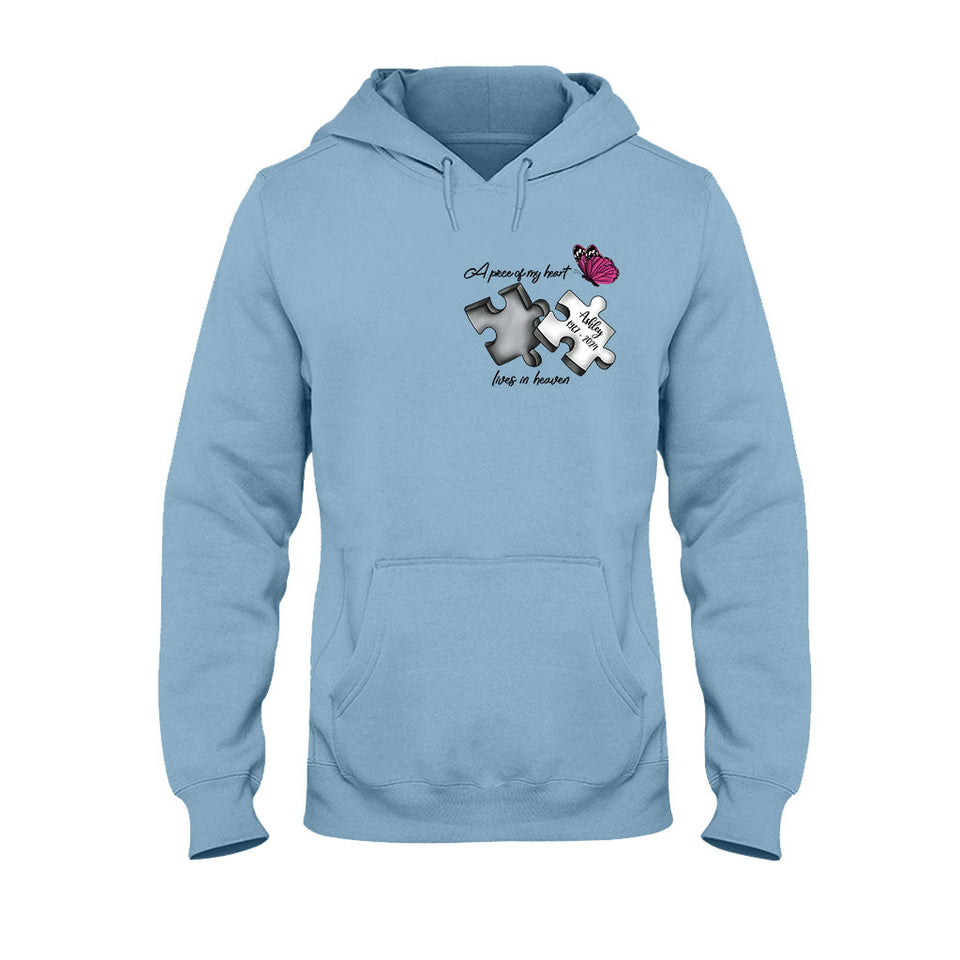 Toujours dans mes pensées, à jamais dans mon cœur - T-shirt et sweat à capuche commémoratifs personnalisés