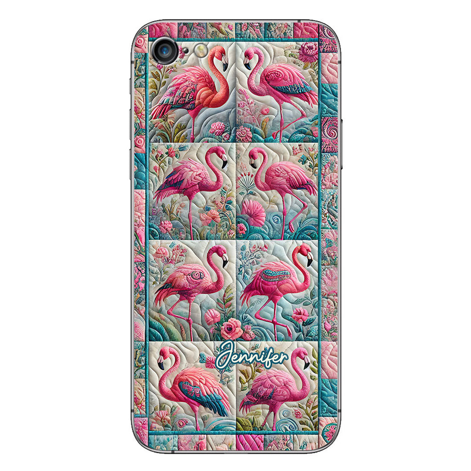 Vintage Flamingo - Personalized Flamingo Phone Case