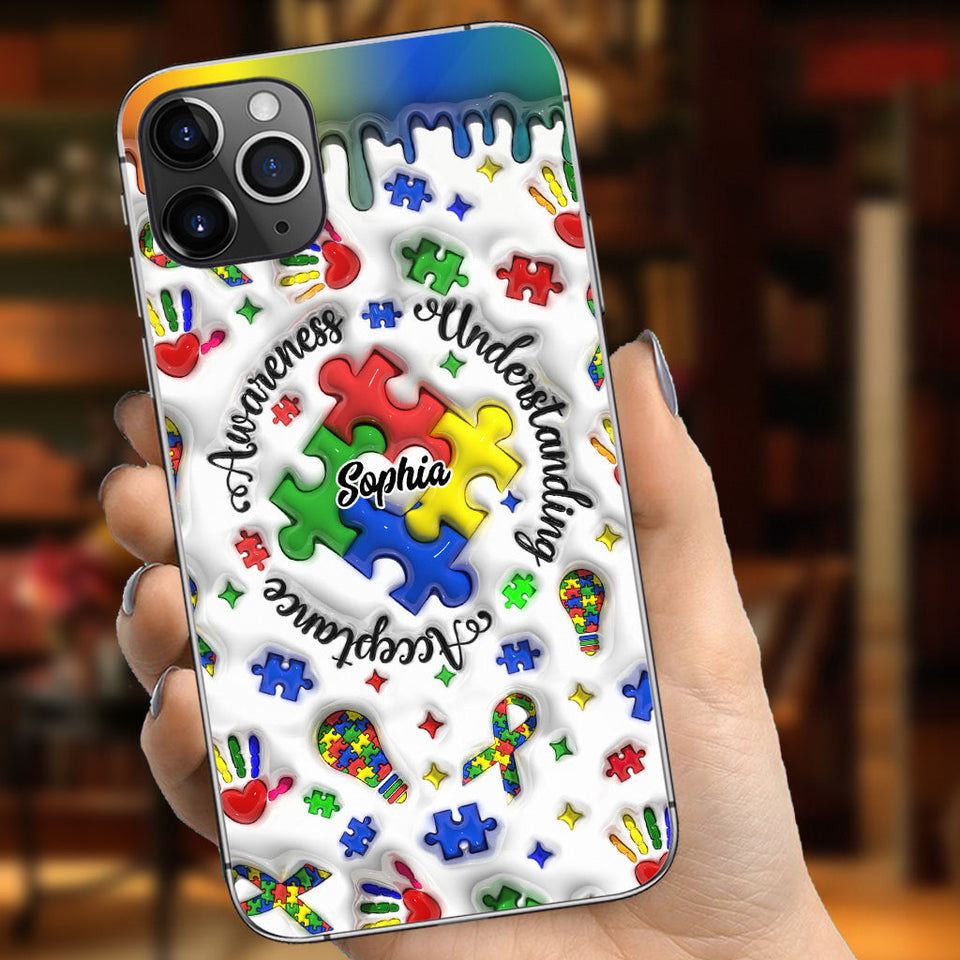 Sensibilisation à l'autisme - Coque de téléphone personnalisée pour la sensibilisation à l'autisme
