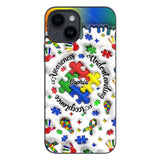 Sensibilisation à l'autisme - Coque de téléphone personnalisée pour la sensibilisation à l'autisme